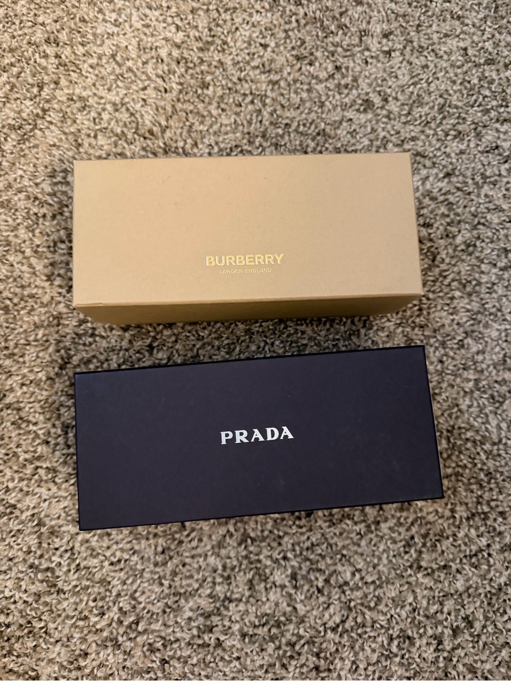 Prada & Burberry Empty Boxes